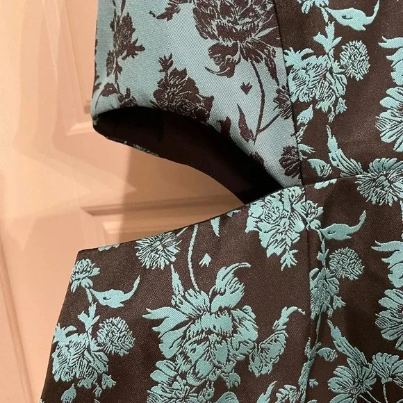 Hutch (Anthropologie) Jacquard Cut Out Mini Dress - Picture 2 of 10